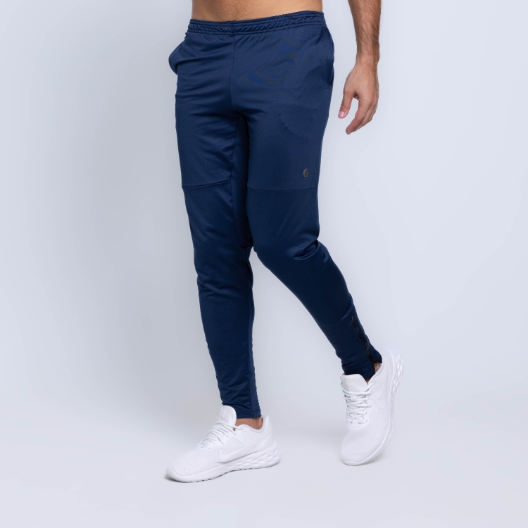 Calça Masculina Com Bolsos e Zíper Em Tecido Jogger