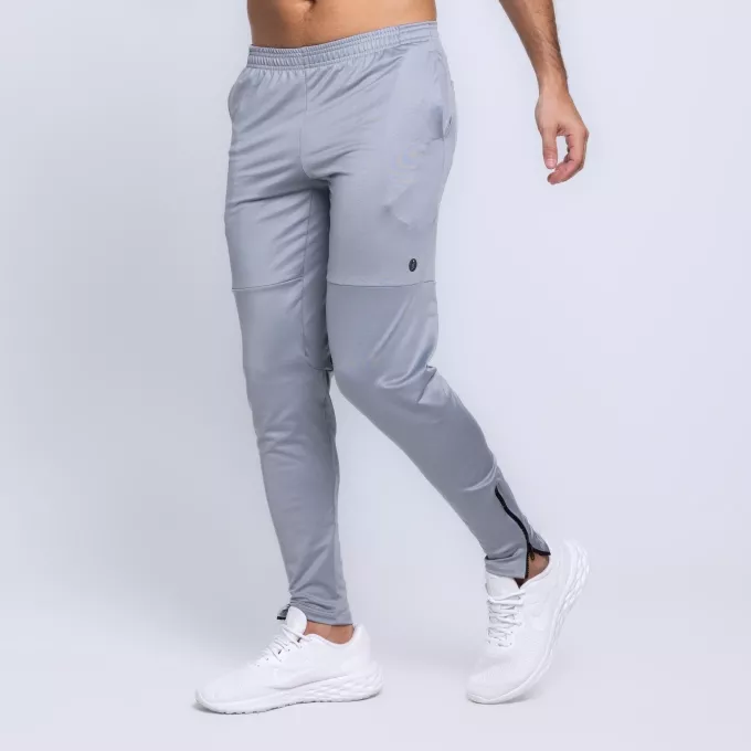 Calça Masculina Com Bolsos e Zíper Em Tecido Jogger