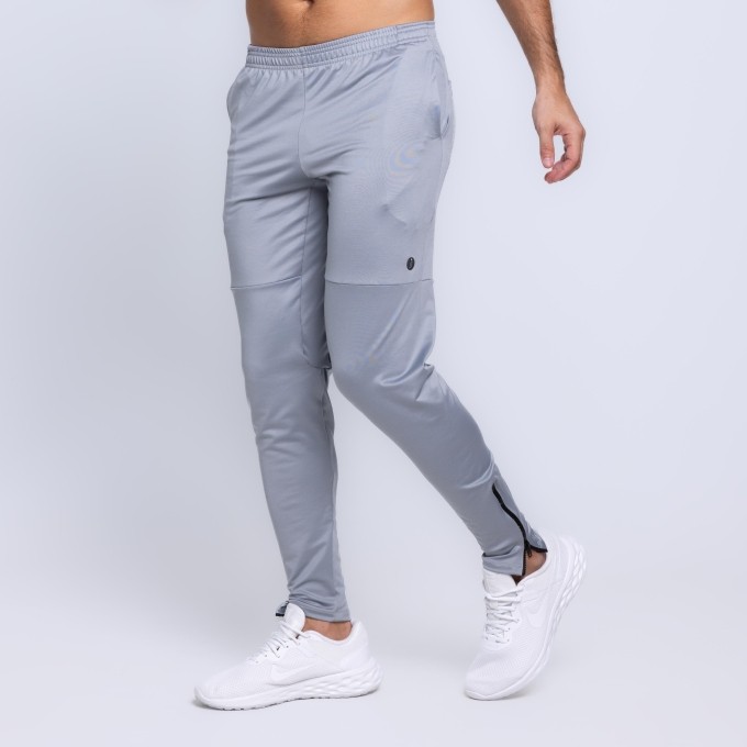 Calça Masculina Com Bolsos e Zíper Em Tecido Jogger