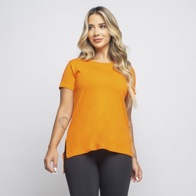 Blusa Mullet Manga Curta Diana