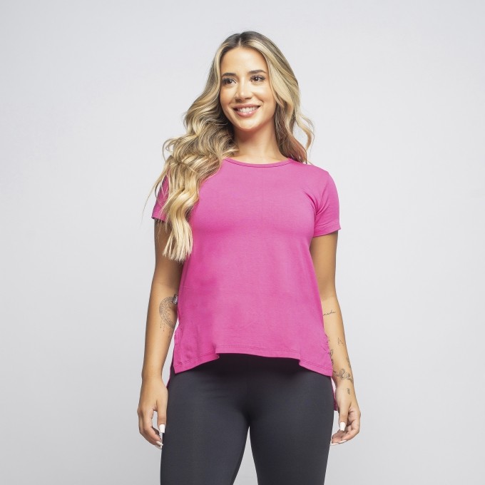 Blusa Mullet Manga Curta Diana