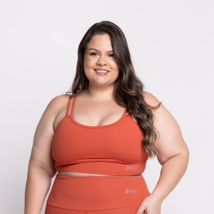 Top Caroline Plus Size em Poliamida