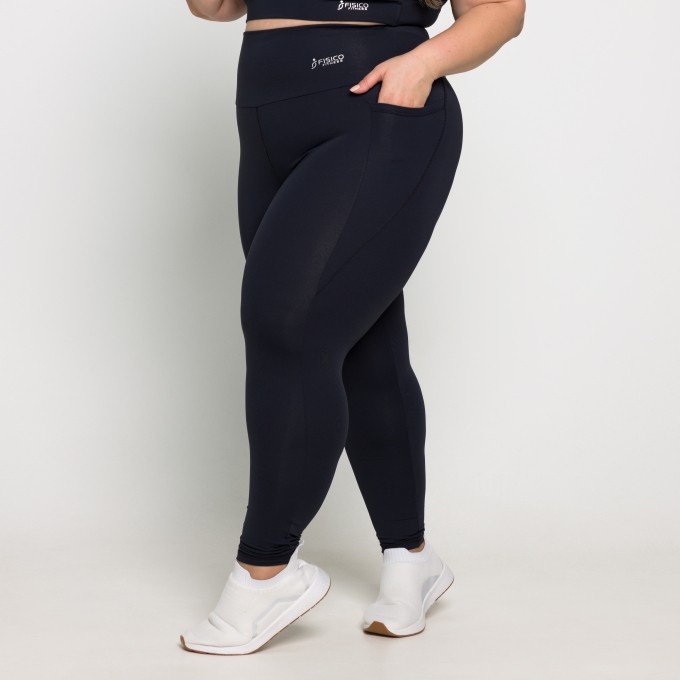 Calça Caroline Plus Size em Poliamida