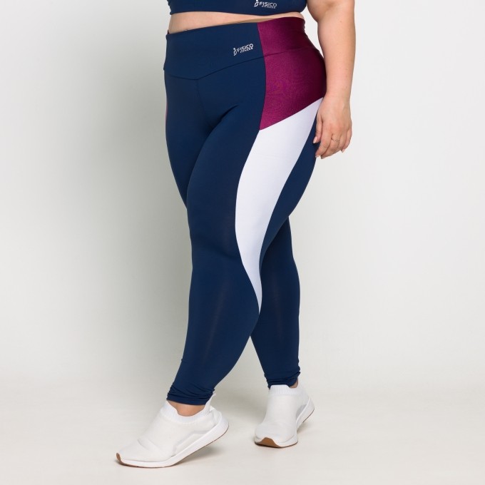 Calça Thais Plus Size em Poliamida e Trilobal