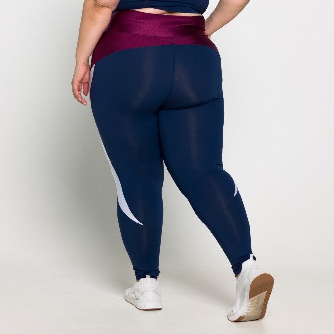 Calça Thais Plus Size em Poliamida e Trilobal