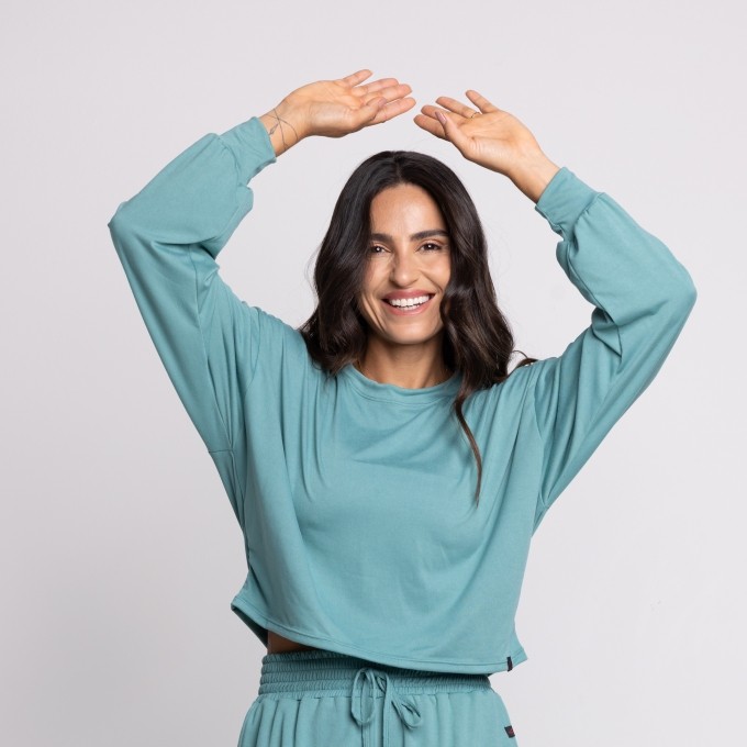 Cropped M/L Lily Suede