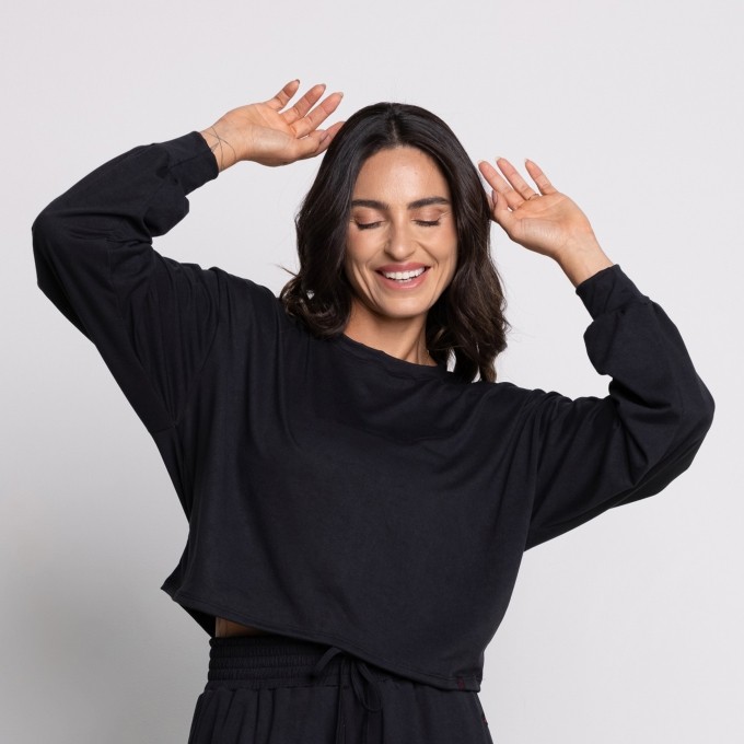 Cropped M/L Lily Suede