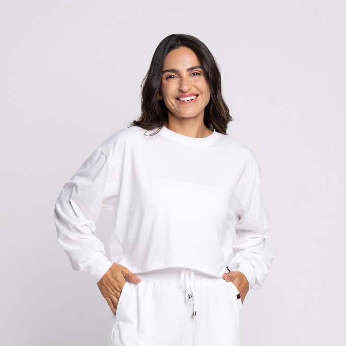 Cropped M/L Lily Suede