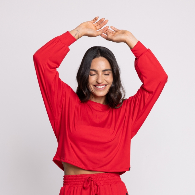 Cropped M/L Lily Suede