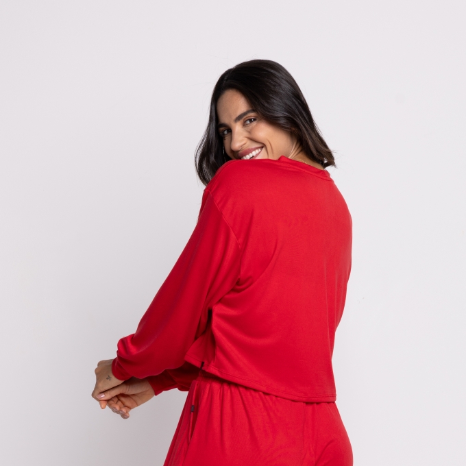 Cropped M/L Lily Suede