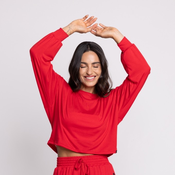 Cropped M/L Lily Suede