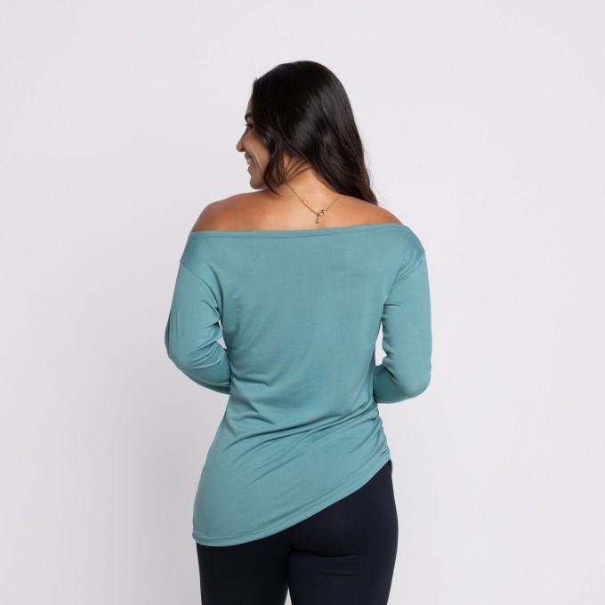Blusa M/L Lauren Suede