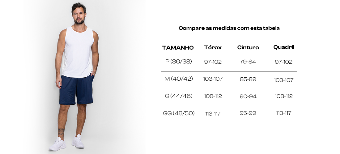 Tabela de medidas
