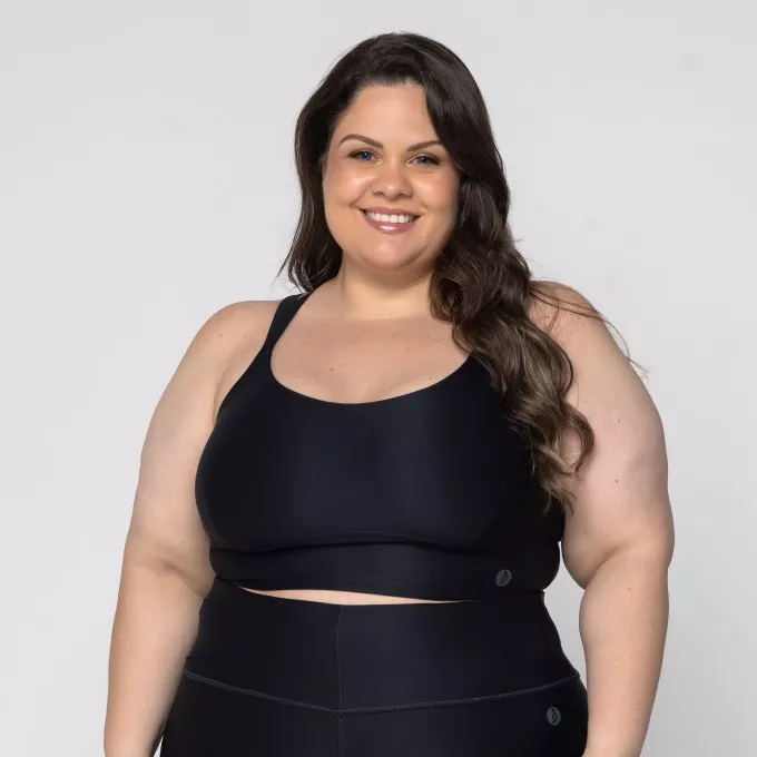 Top Marcela Alça Dupla Plus Size