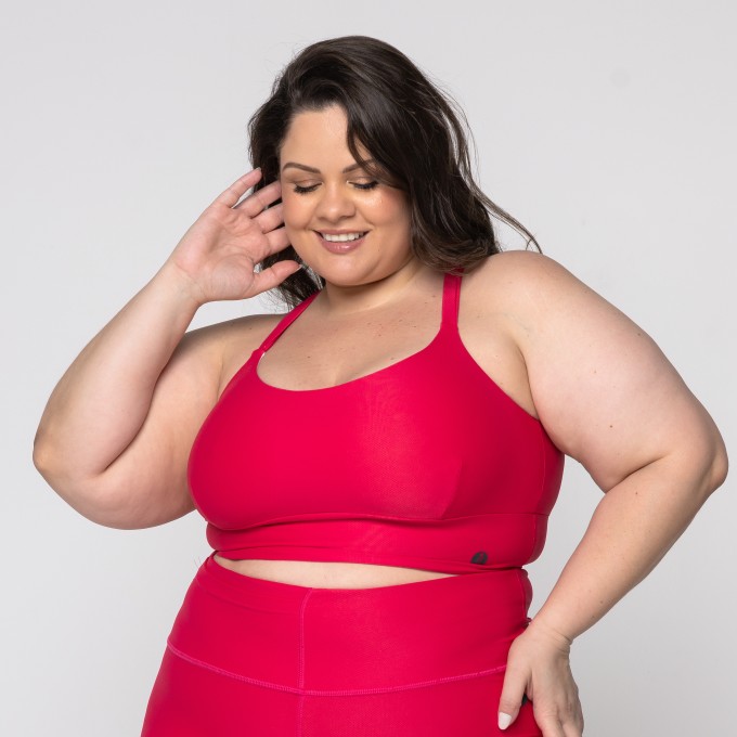 Top Marcela Alça Dupla Plus Size