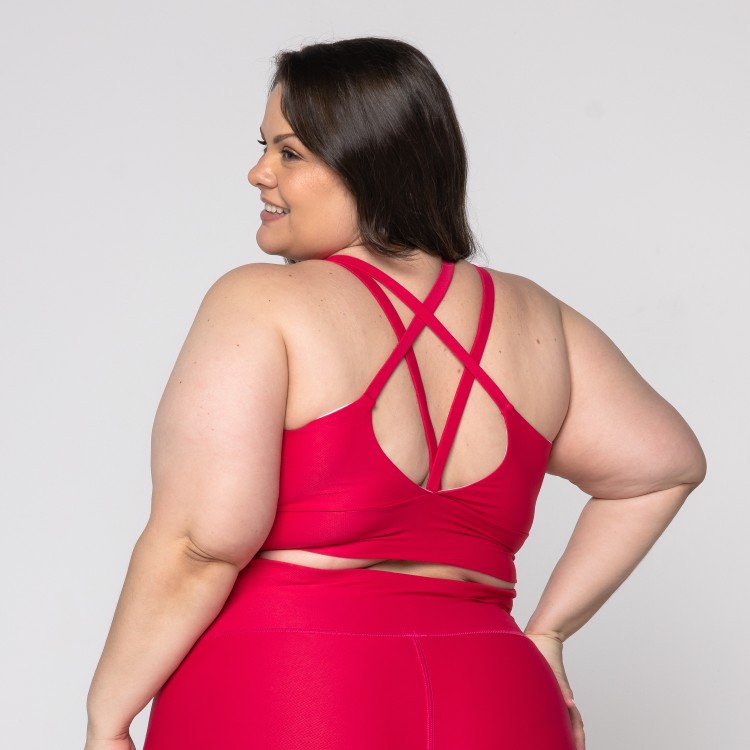 Top Marcela Alça Dupla Plus Size