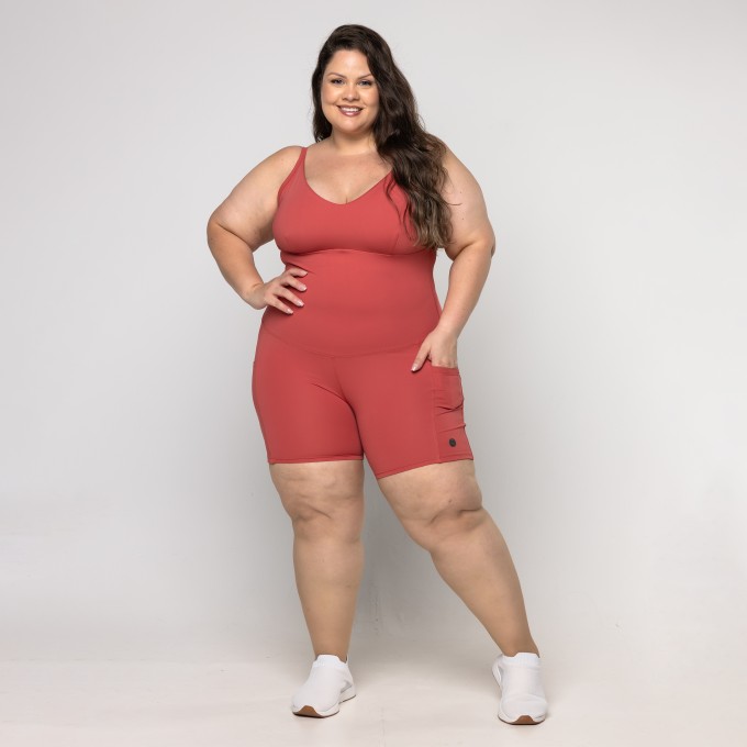 Macaquinho Letícia Plus Size