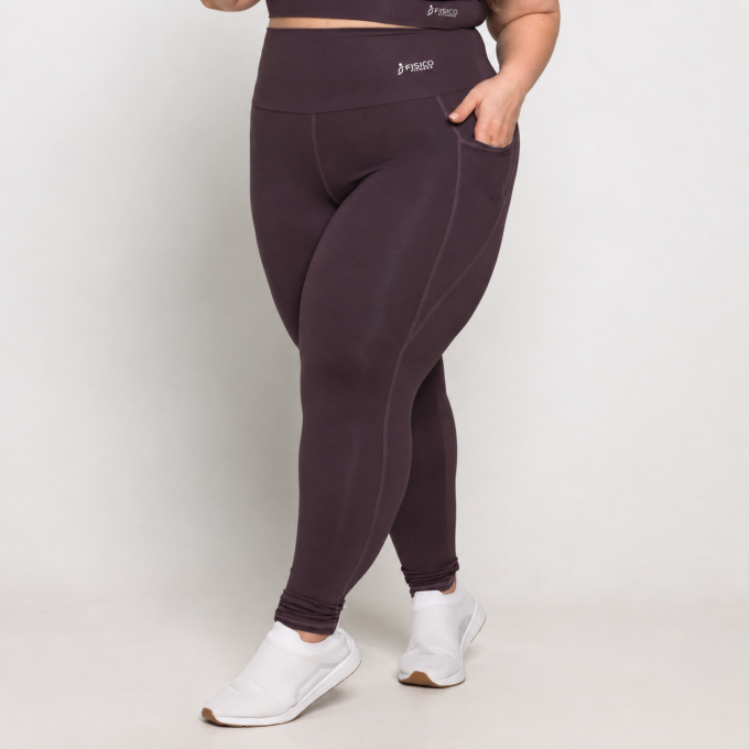 Calça Caroline Plus Size em Poliamida