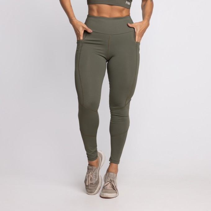 Calça Fitness com Recortes Alexia