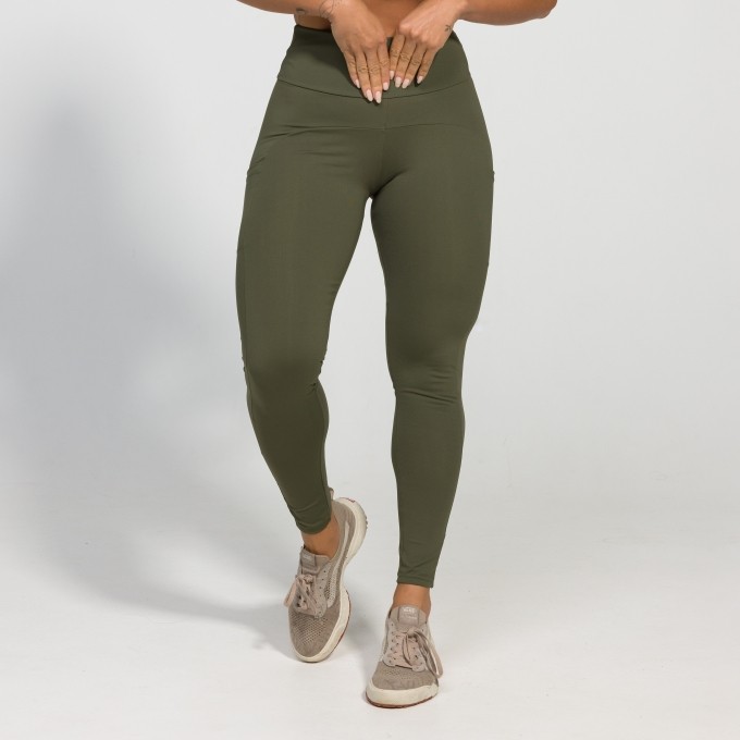Calça Fitness Com Bolsos Laterais Malu