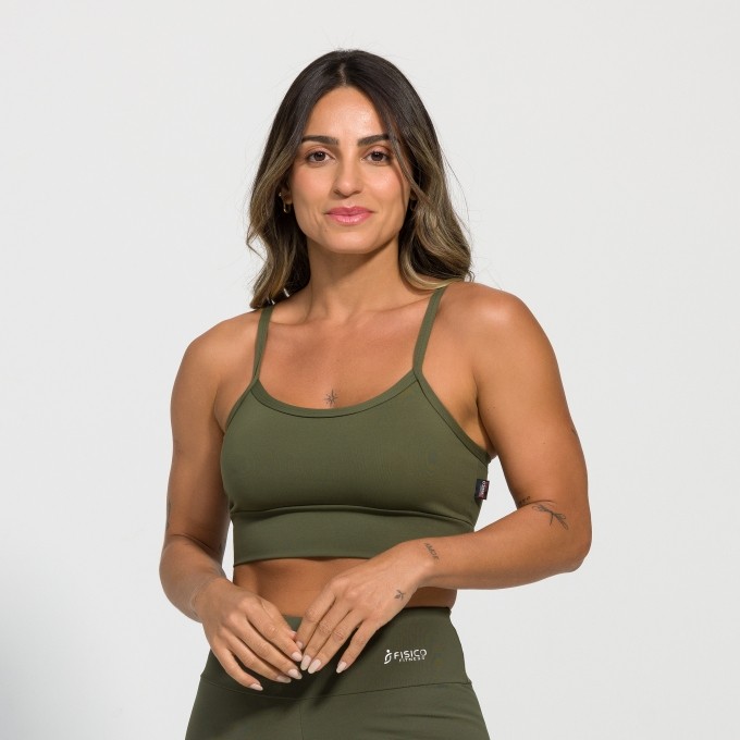 Top Fitness De Alcinha Com Bojo Removível