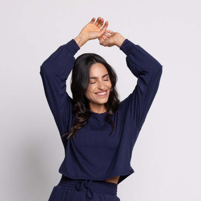 Cropped M/L Lily Suede